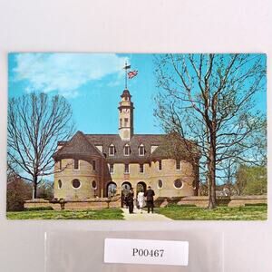 The Capitol Williamsburg Virginia 1960s Postcard 1966 Color Photo